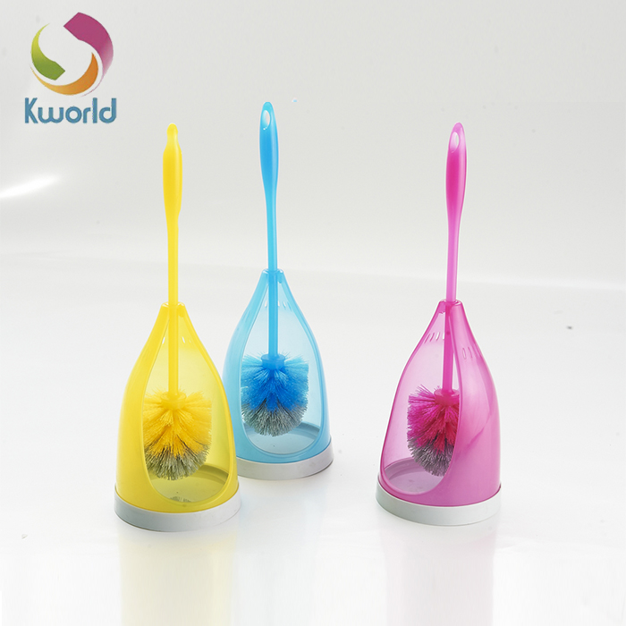 Kworld批发水滴形塑料马桶刷套装8307